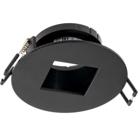 Light-K Buildiv, Artin, circle 87x87x38mm mounting hole 75x75mm GU5.3 Al Black 51432 9-5
