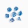 Cubes set for D&D (Dungeons and Dragons, DND) "Game time", Series: D&D, 7 pcs, blue