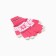 Sensory gloves, pink color, river 18