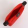 Cosmetic bag with lightning, red color