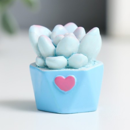 Polystone souvenir "Cactus in a pot" MIX 4x2.5x3 cm-2