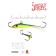 Balancir Lucky John Fin 3 + tee, 4 cm, color 29 blister