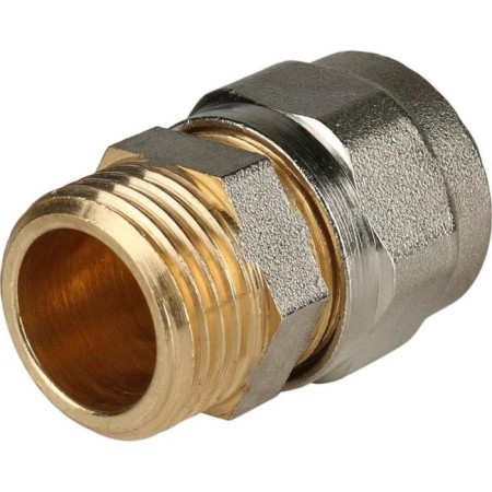 Adapter Stout SFS-0001-001216, 1/2 "x16 mm, external carcass, for metal-plast. Cripe, screw-3