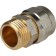 Adapter Stout SFS-0001-001216, 1/2 "x16 mm, external carcass, for metal-plast. Cripe, screw
