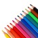 Pencils 12 colors Erichkrause Jolly Friends hexagonal, plastic with euro suspension