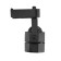 Track lamp for the GU5.3 lamp, eight faces, black body