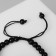 Bracelet "Skull with bones" ethnic, black-brown color, d = 6 cm