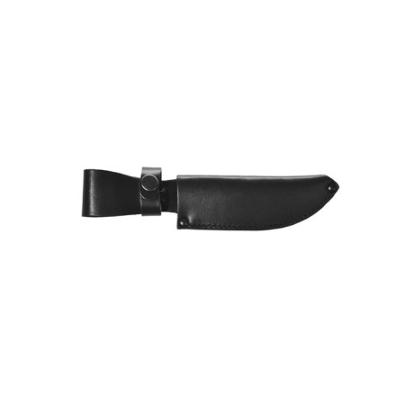 A small knife cover, with a blade of 14 cm long, leather, mix of flowers