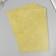 A set of glitter foamiran (5 sheets) 2 mm, 20x30 cm, light golden