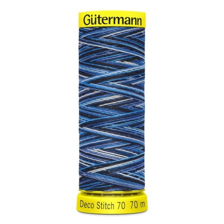 Thread Deco Stitch 70 multicolor for decorative seams, 70 m, 702161 (9962)