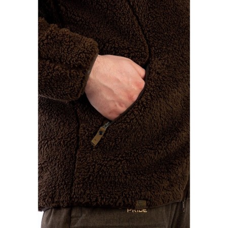 Men's sweatshirt Pride Manchester, fleece, brown, rr 56-58 Height 170-176-7