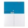 A notebook of 96 sheets in the Erichkraus Neon Classic Cage, cover Cover Cardboard, Offset block, 100%whiteness, Blue