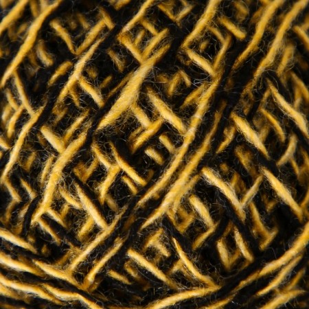 Acryl yarn 100% acrylic, 100m/40 ± 5 g (melange yellow-black)-2