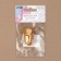 Bag -4 × 3 cm fastener, golden color
