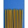 Candles for the cake "Royce", 12 pcs, gold metallic
