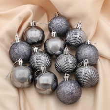 Set of balls plastic D-5 cm, 12 pcs 