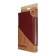 Diary Leduced A5+, 136 sheets of Sidney Nebraska, solid cover, artificial leather, lies, golden cut, a key 70 g/m2, burgundy