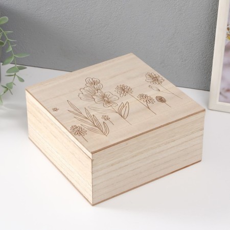Casket tree "Field plants" 18x18x9 cm