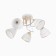 Adelela chandelier 5he27 40W white-gold 65x65x26 cm Bayerlux