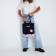 Chopper for children for a girl “stand out”, without a zipper, without lining, black color