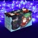 Garland “thread” 20 m, IP20, transparent thread, 200 LED, glow blue, 8 modes, 220 V