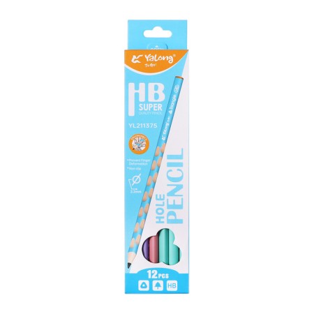 Pencil Chernographic NV with Lastik, Pastel, Triangular Mix Corps-4