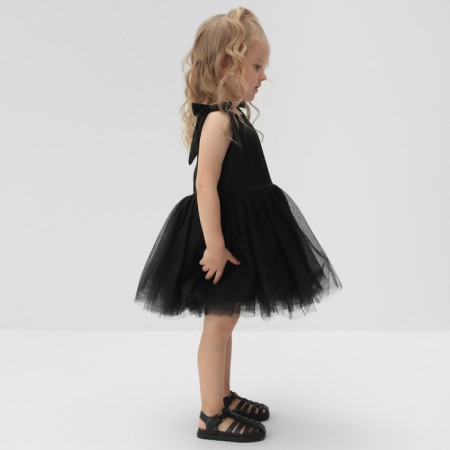 Платье для девочки MINAKU: PartyDress цвет чёрный, рост 116-2