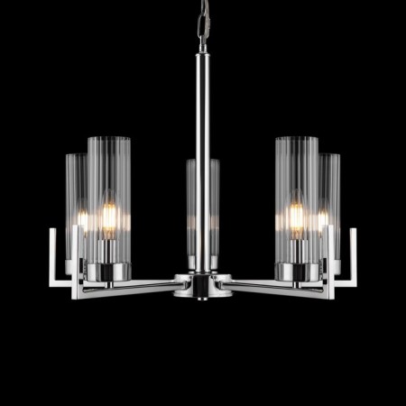 Suspended lamp Freya Fr5214PL-05CH ADELINE, 550x550x730 mm, E14, 5x60W, color chromium-6