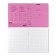 Notebook 12 litas in a cage with a plastic cover on the A5+, Erichkrause "Coverprio Neon", pink