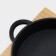Cast iron pan “High circle with handles”, D = 18 cm, on a wooden stand