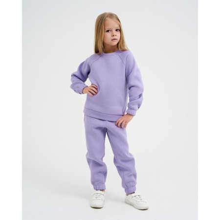 Children's costume with the basis (jumper, trousers) KAFTAN "BASIC Line" R.32 (110-116), lilac-4