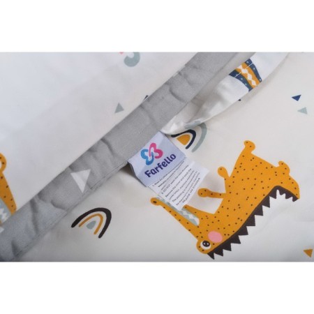 The sleeping nest "Crocodiles", the color is gray-4