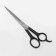 Hairdressers with emphasis, blade - 7 cm, black color