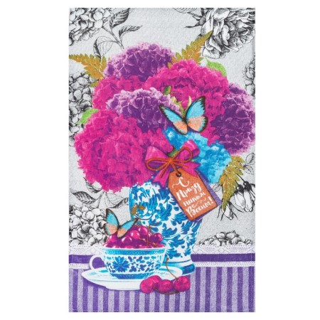 Kitchen towel "hydrangea" 35x60 ± 2 cm-1
