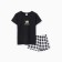 Female home (T -shirt, shorts) "Princess", Black color, size 52