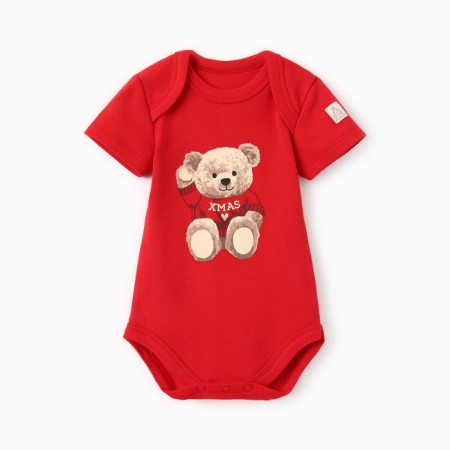 New Year. Boda Kroshka I "New Year cubs", height 80-86 cm, red-5