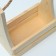 Wooden Kashpo 25 × 13.5 × 29 (9) cm, handle rope, with a slot