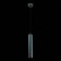 Suspension lamp ST LUCE. ST151.403.01. 1x50 W, GU10, 5.4x5.4x29 cm, black color