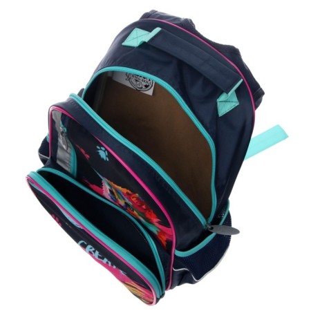 School backpack, 37 x 26 x 13 cm, ergonomic back, calligrata orth "cat"-14