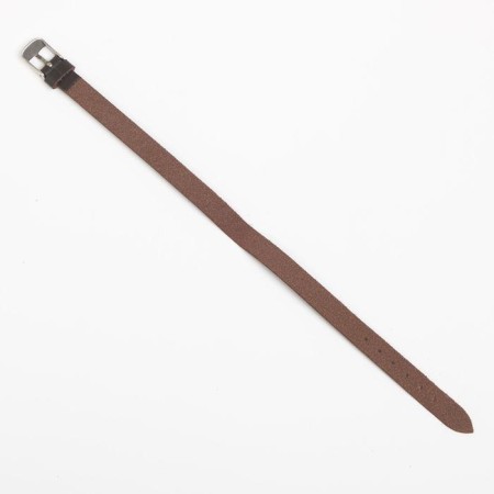 Watch strap, female, 10 mm, genuine leather, brown-2