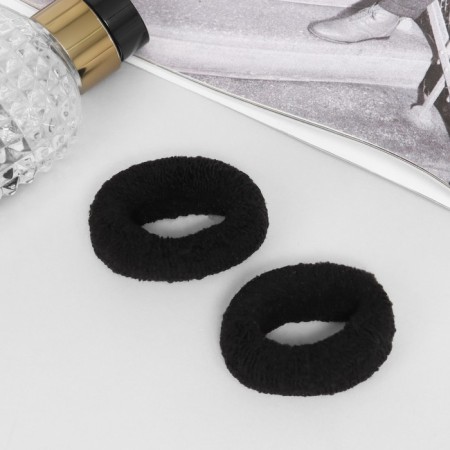Hair elastic band "Mahrushka Sport" (set 2 pcs) elites classic wide, 4 cm, mix-1