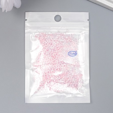 Glass beads 11/0 "matte. Melange Pink" 10 g-2