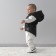 Beginning children's insulated kinderlitto "Orsetto", height 80-86 cm, black color