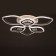 Cialogs from PDU 1908/6 LED 140W Dimmer white 67x67x12.5 cm Bayerlux