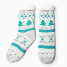 Women's socks with fur inside 