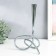 Summary Metal for 1 candle "Vignette" silver 17x13x33 cm