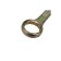 Combined Key Rexant 12-5816-2, yellow zinc, 27 mm