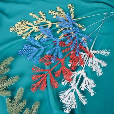 Decor shine "Heart leaves" 30 cm, mix-2
