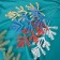 Decor shine "Heart leaves" 30 cm, mix