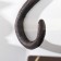 Decorative metal hook "cat" 9x3x18 cm